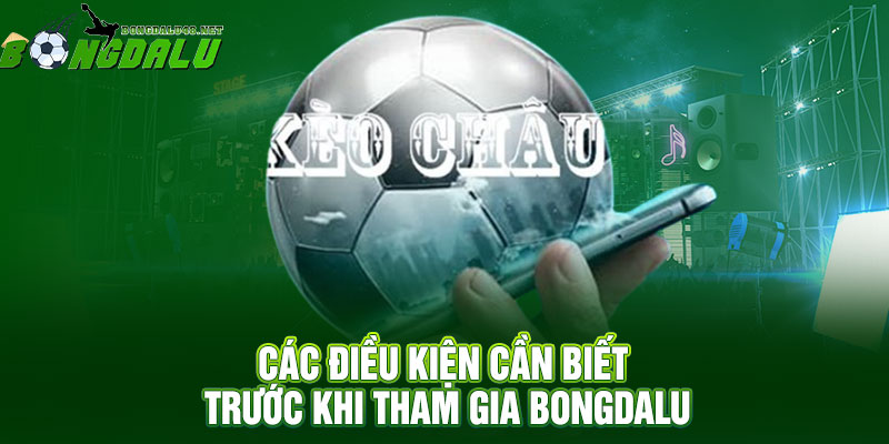 Các điều kiện cần biết trước khi tham gia Bongdalu